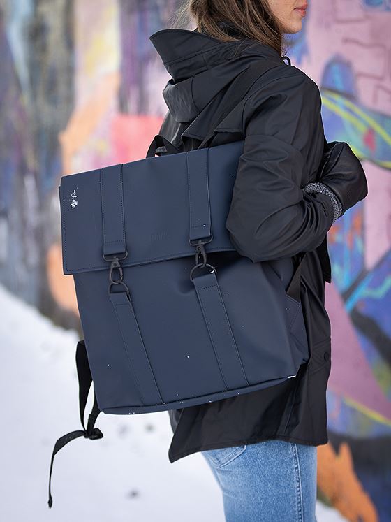 Rains Messenger Bag Navy