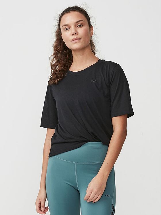 Röhnisch Sheer Tee Black