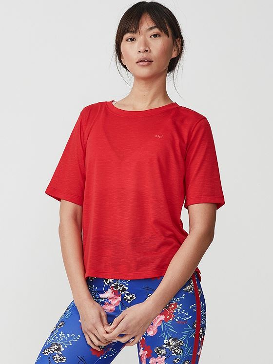 Röhnisch Sheer Tee Red