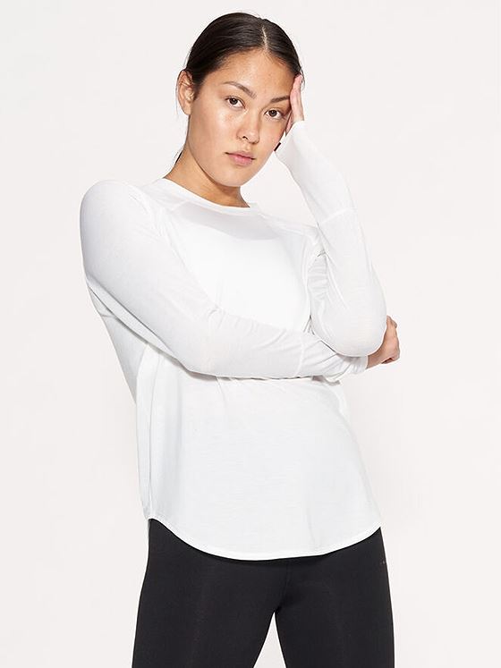 Röhnisch Clara Loose Long Sleeve White