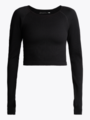 Röhnisch Seamless Crop Long Sleeve Black