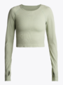 Röhnisch Seamless Crop Long Sleeve Desert Sage