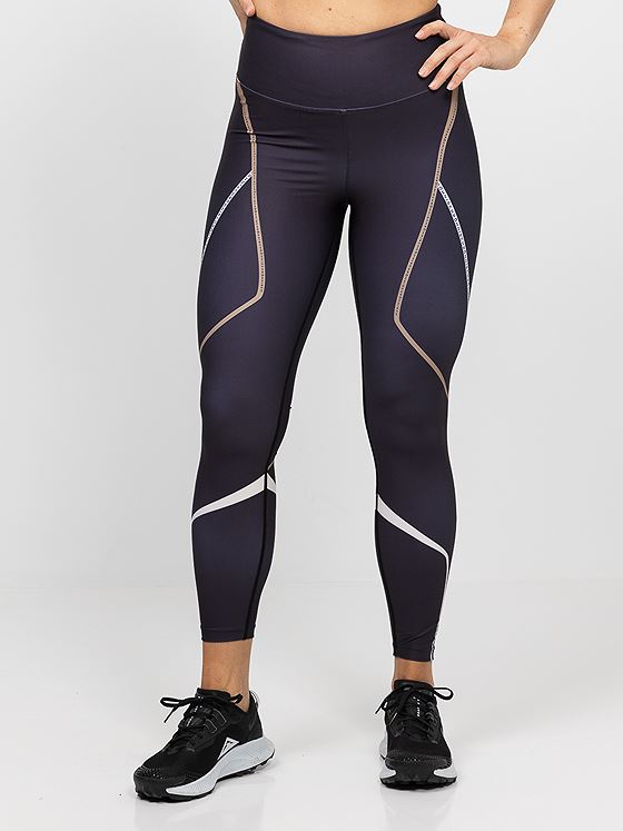 Röhnisch Wilma High Waist Sprint Tights Obsidian Black