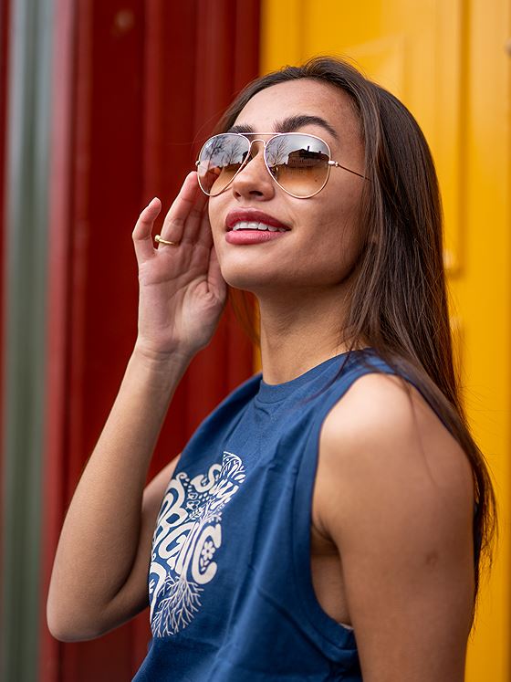 Ray-ban Aviator Rammefarge: Arista / Linsefarge: Clear Gradient Brown