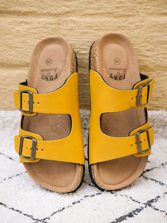 Fort Lauderdale Antibes Cork Sandal Golden Road