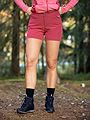 Bergans Cecilie Flex Shorts Dark Creamy Rouge