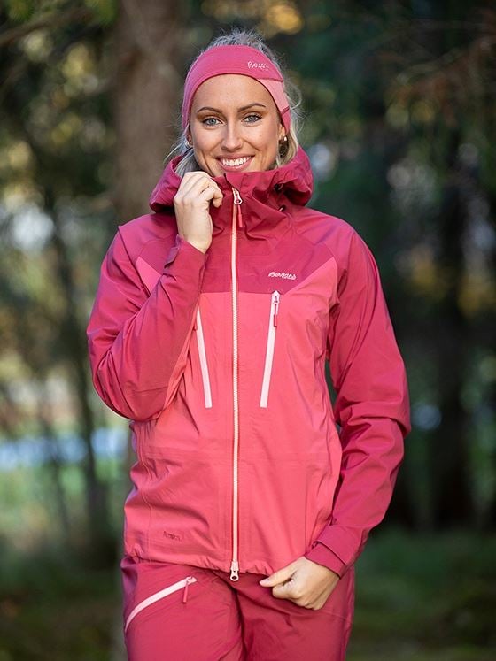 Bergans Cecilie 3L Jacket Creamy Rouge / Dark Creamy Rouge