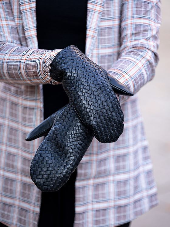 DAY ET Glove Braided Mitten Black