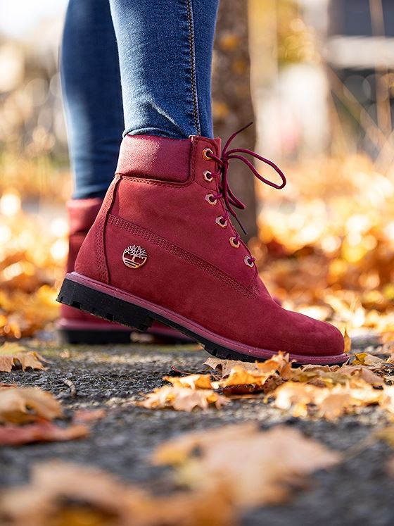 Timberland 6IN Premium L/F Rød