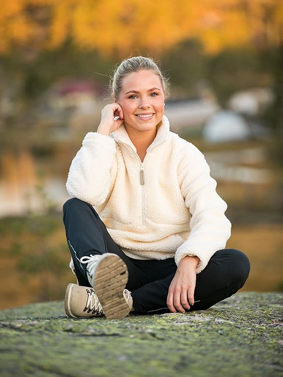 Twentyfour Mellow Pile Half Zip Bomull