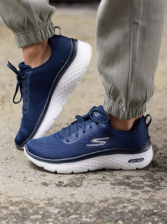 Skechers GoWalk Hyper burst Navy White