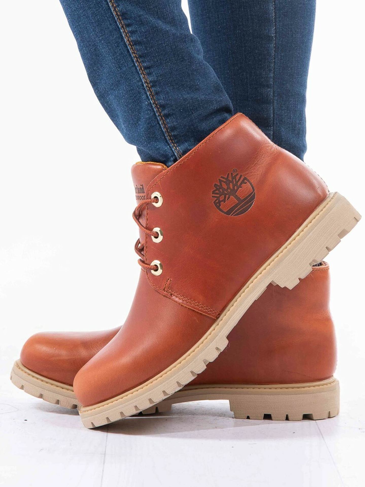 timberland boots burnt orange
