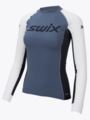 Swix RaceX Bodywear Long Sleeve Blue Sea