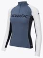 Swix RaceX Bodywear Half Zip Blue Sea