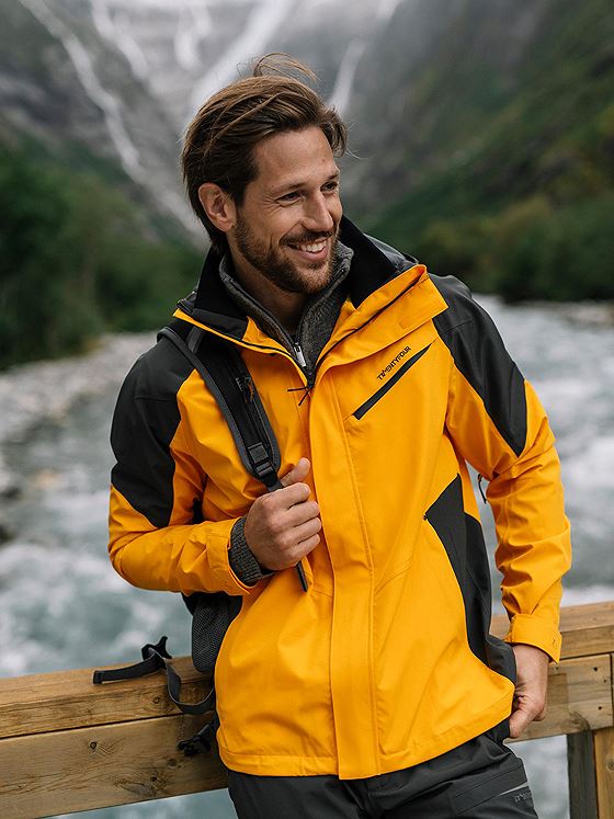 Twentyfour Flåm ST 2-Lags Jakke H Okergul