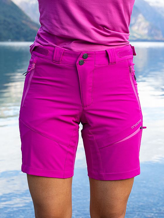 Twentyfour Flåm Light Softshell Shorts Fuksia