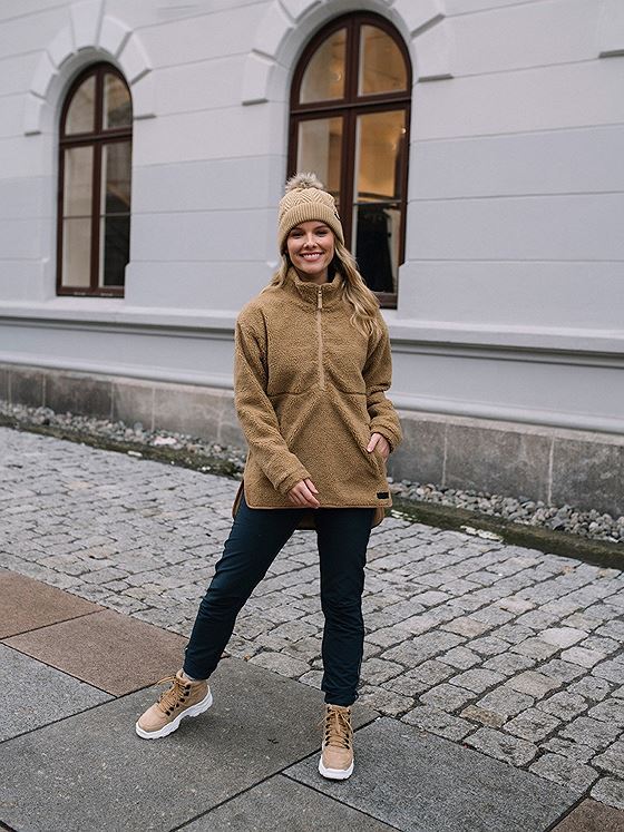 Twentyfour Mellow Pile Half Zip Karri