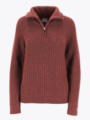 Twentyfour 1222 Half Zip Genser Rødbrun - Get Inspired Exclusive Collection