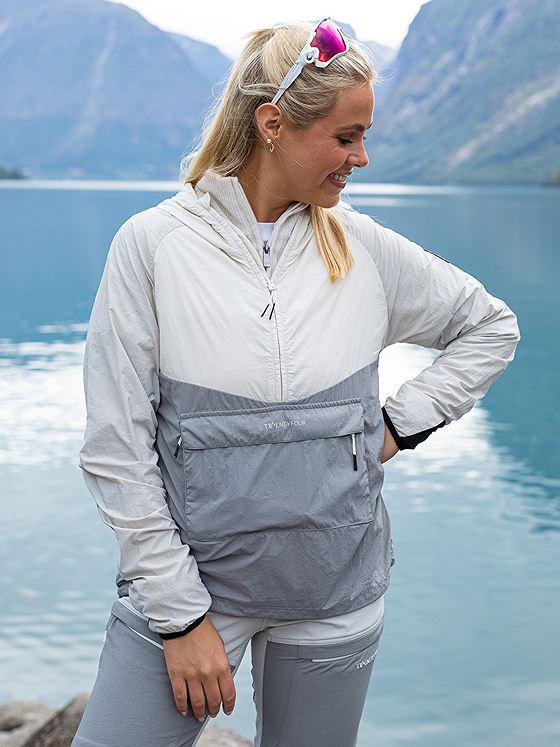 Twentyfour Flåm Light Anorakk Hvit