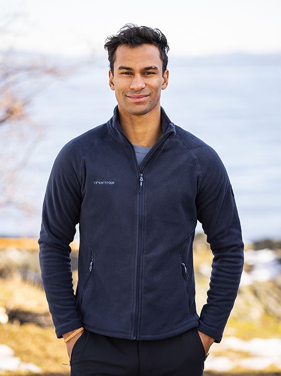 Twentyfour Flåm Fleece H Blekkblå