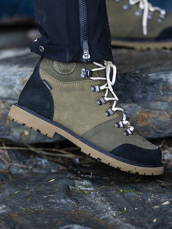 Twentyfour Finse Frigg Leather Boot Oliven