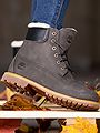 Timberland 6 inch Premium Shearling Lined WP Boot Grey