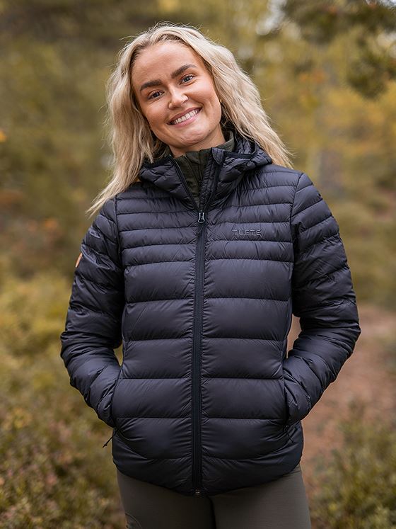 Tufte Light Down Jacket Hooded Black
