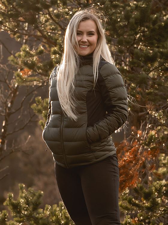 Tufte Gaupe W Down Jacket Green