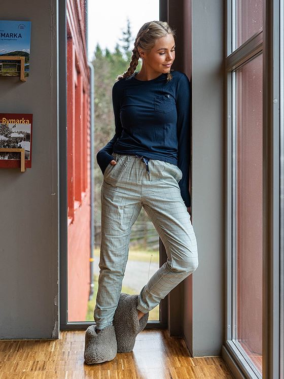 Tufte Nattsmelle PJ Set Women`s Blå/ Grønn