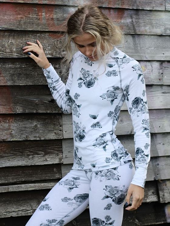 Twentyfour Finse Rose Bambus-sett Hvit