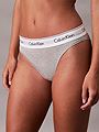 Calvin Klein High Leg Tanga Grey Heather
