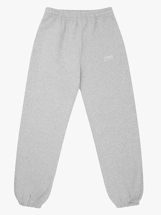 7 DAYS Active Organic Fitted Sweatpants Heather Grey
