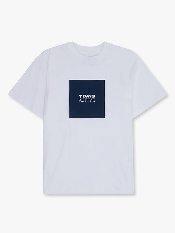 7 DAYS Active Organic Regular Fit Tee Brilliant White