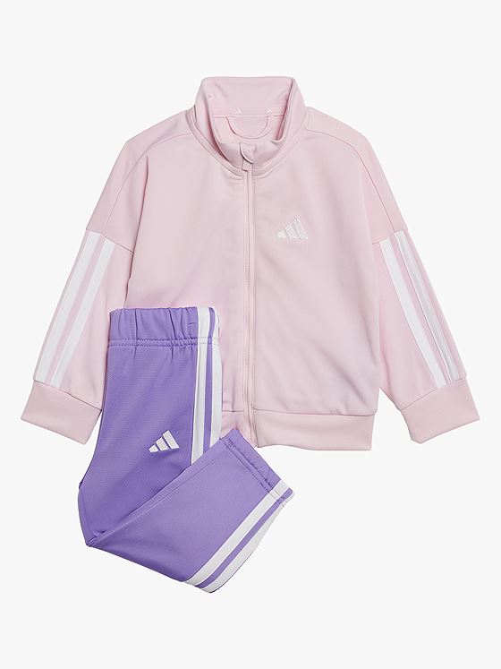 adidas 3-Stripes Track Suit 205 Infant CLPINK/WHITE