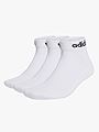 adidas Crew Ankle 3 Pack White / Black