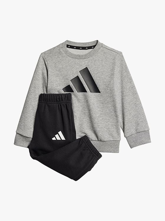 adidas Big Logo French Terry Jog Sett Grå