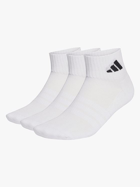 adidas Essentials Ankle 3 Pack White / Black