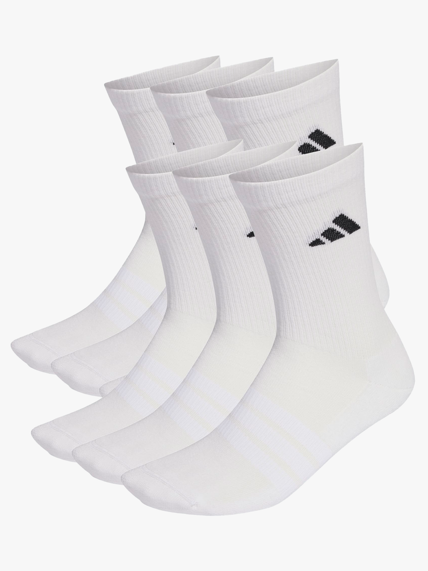 adidas Essentials Crew 6 Pack Hvit