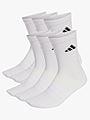 adidas Essentials Crew 6 Pack Hvit