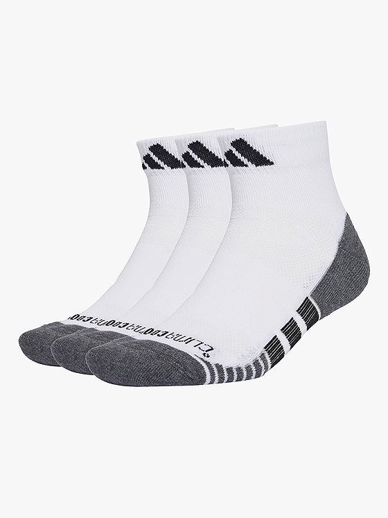 adidas Performance Cush Quarter Socks 3PK Hvit
