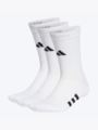 adidas Performance Cush Crew Socks 3PK White