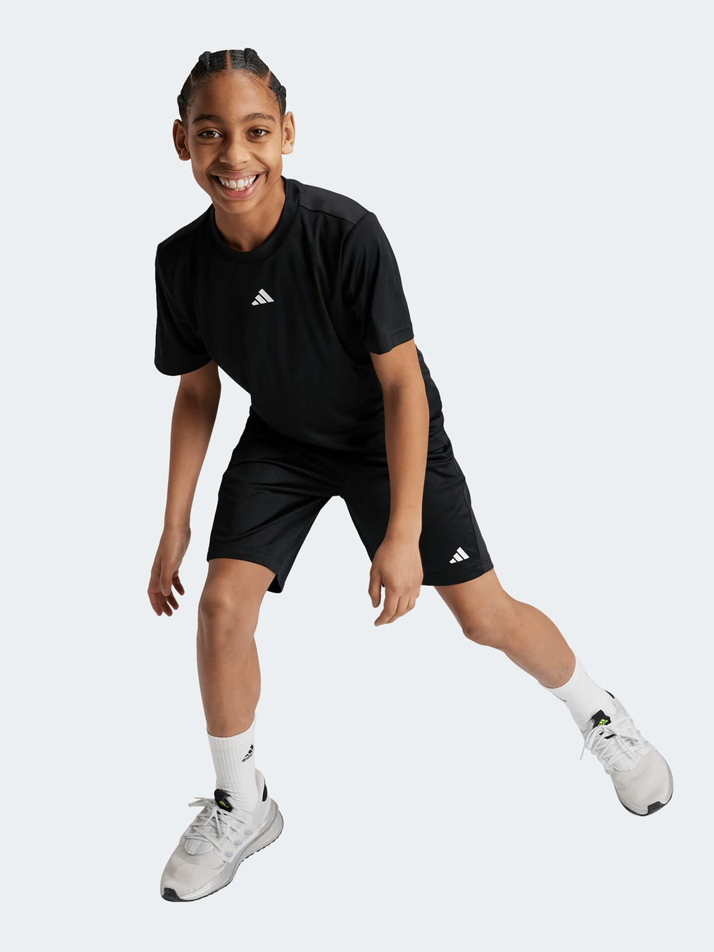 adidas Essentials Tee Junior Black/White