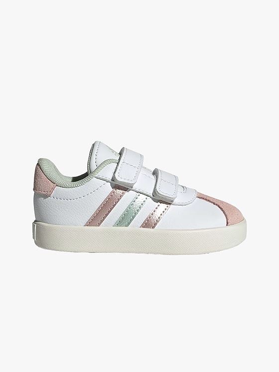 adidas Vl Court 3.0 Cf Infant Cloud White / Linen Green / Sandy Pink
