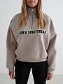 Aim'n Varsity Sweat Half Zip Dark Clay
