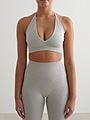 Aim'n Shape Seamless Cross Back Bra Grey Melange