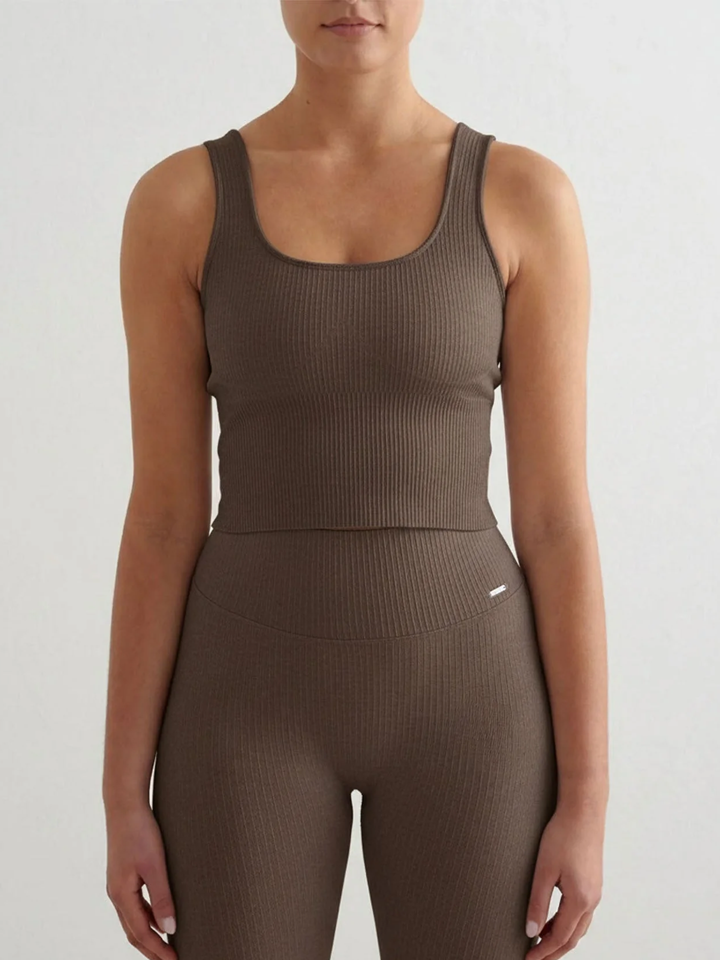 Aim'n Ribbed Seamless Shaping Bralette Macchiato