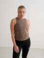 Aim'n Soft Basic Singlet Macchiato