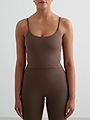 Aim'n Shape Seamless Strap Singlet Macchiato