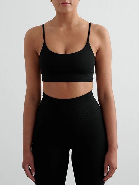 Aim'n Shape Seamless Strap Bra Black