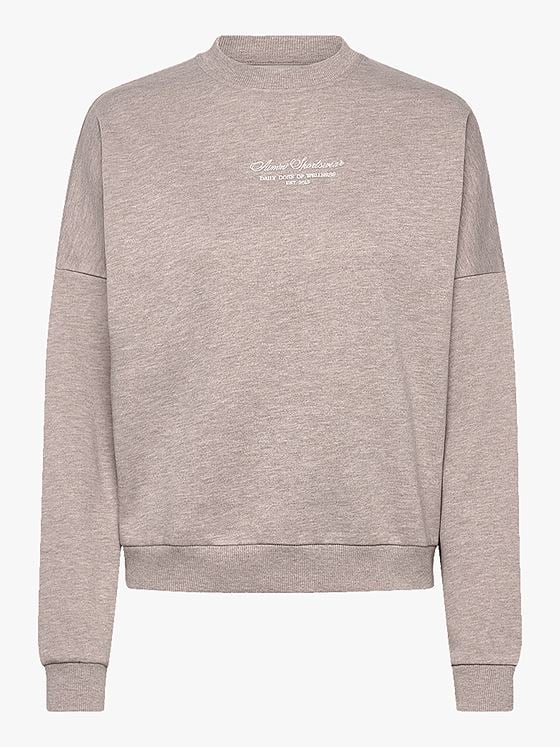 Aim'n Script Sweatshirt Espresso Melange